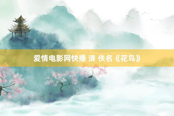 爱情电影网快播 清 佚名《花鸟》
