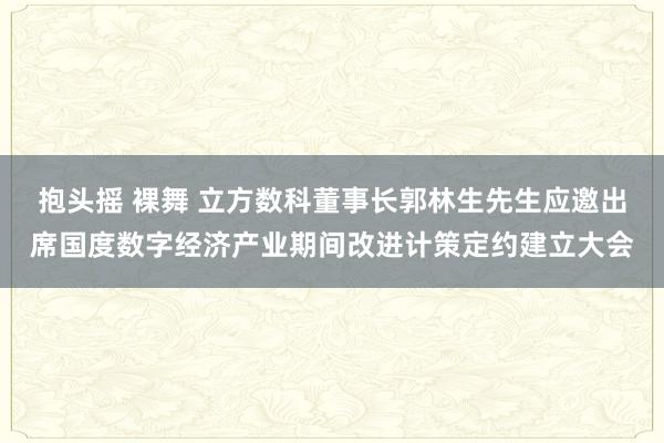 抱头摇 裸舞 立方数科董事长郭林生先生应邀出席国度数字经济产业期间改进计策定约建立大会
