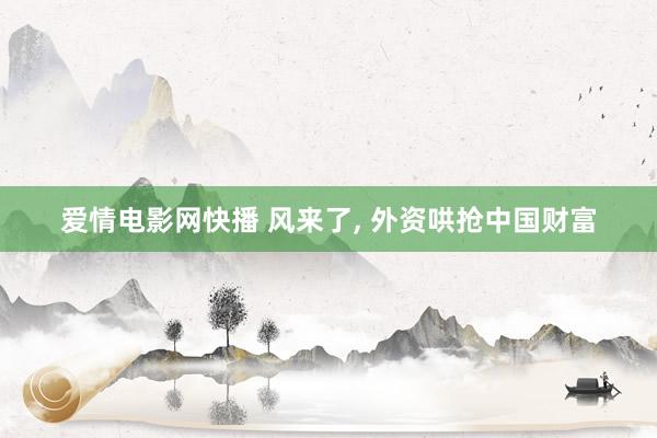 爱情电影网快播 风来了， 外资哄抢中国财富