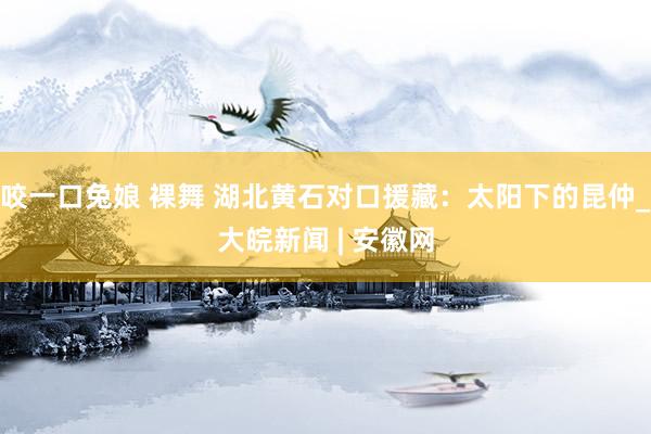 咬一口兔娘 裸舞 湖北黄石对口援藏：太阳下的昆仲_大皖新闻 | 安徽网