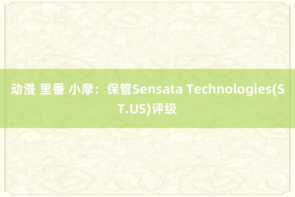 动漫 里番 小摩：保管Sensata Technologies(ST.US)评级