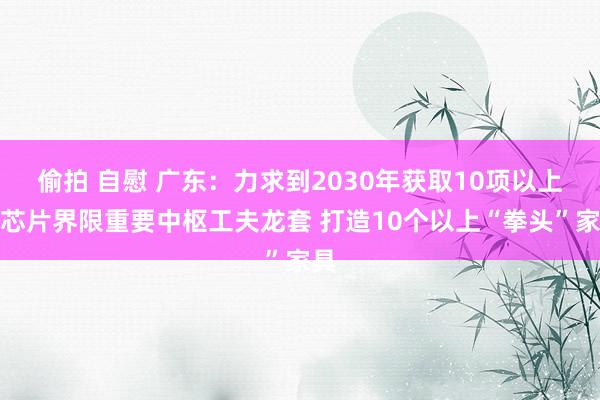 偷拍 自慰 广东：力求到2030年获取10项以上光芯片界限重要中枢工夫龙套 打造10个以上“拳头”家具