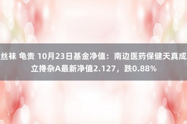 丝袜 龟责 10月23日基金净值：南边医药保健天真成立搀杂A最新净值2.127，跌0.88%