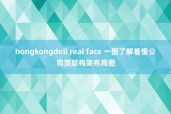 hongkongdoll real face 一图了解看懂公司顶层构架布局图