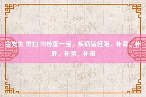 金先生 偷拍 肉桂配一宝，疾病皆赶跑，补肾、补肝、补阴、补阳