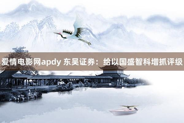 爱情电影网apdy 东吴证券：给以国盛智科增抓评级
