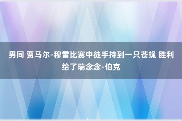 男同 贾马尔-穆雷比赛中徒手持到一只苍蝇 胜利给了瑞念念-伯克