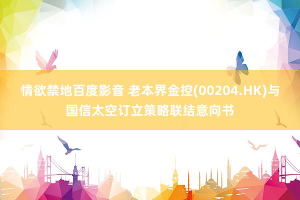 情欲禁地百度影音 老本界金控(00204.HK)与国信太空订立策略联结意向书