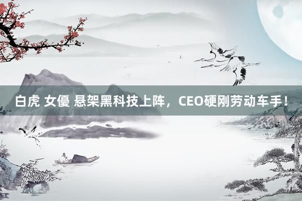 白虎 女優 悬架黑科技上阵，CEO硬刚劳动车手！
