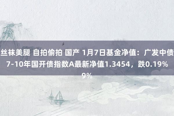 丝袜美腿 自拍偷拍 国产 1月7日基金净值：广发中债7-10年国开债指数A最新净值1.3454，跌0.19%