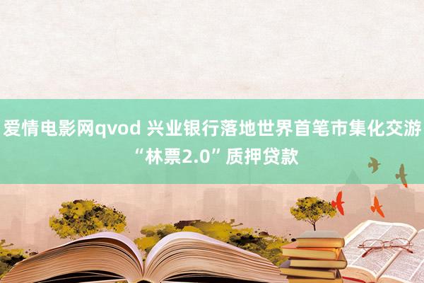 爱情电影网qvod 兴业银行落地世界首笔市集化交游 “林票2.0”质押贷款