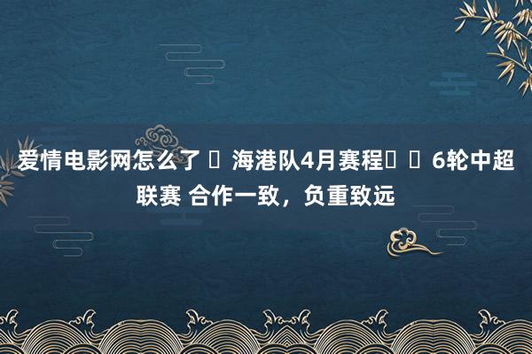爱情电影网怎么了 ⏰海港队4月赛程⚽️6轮中超联赛 合作一致，负重致远