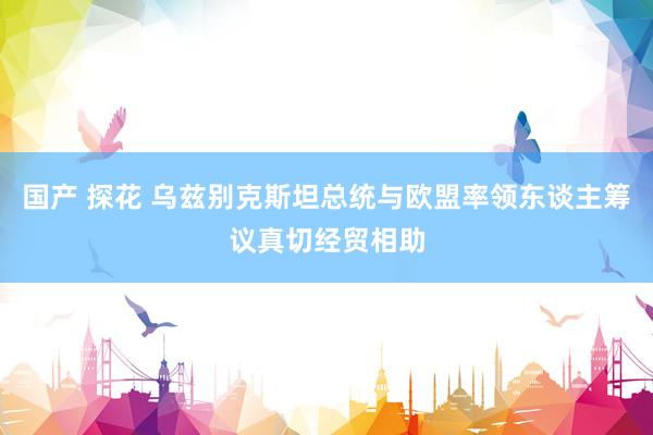 国产 探花 乌兹别克斯坦总统与欧盟率领东谈主筹议真切经贸相助
